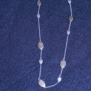Skipping Stone 37-40"  Necklace